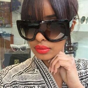 Women Retro Sports Oversized Sunglasses